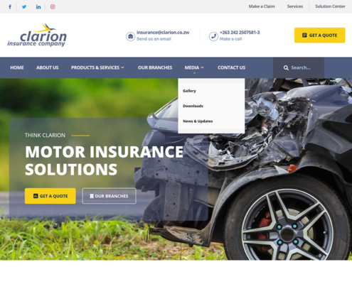 Clarion Website Design and Development