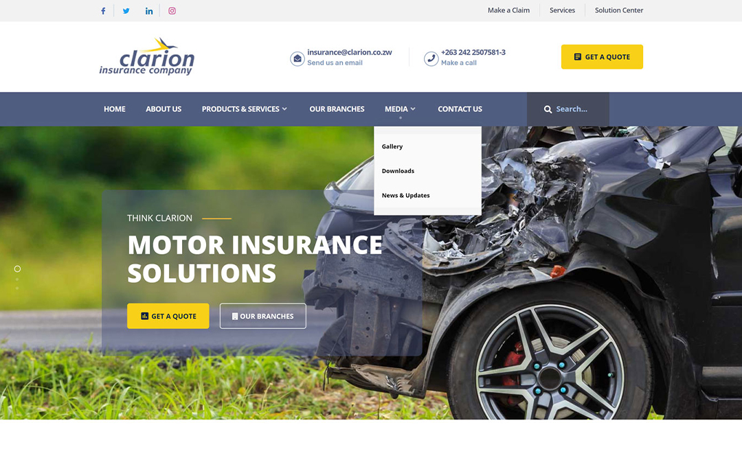 Clarion Website Design and Development